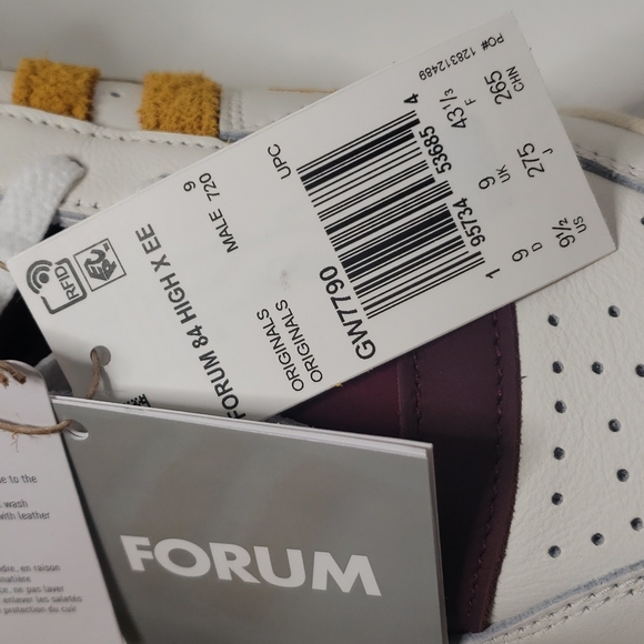 Adidas RARE Forum 84 High X EE GW7790 Arizona State Sun Devils Sneakers … - Picture 5 of 13